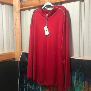 Core 365 UV protection big mens heather red color pull over 4XL